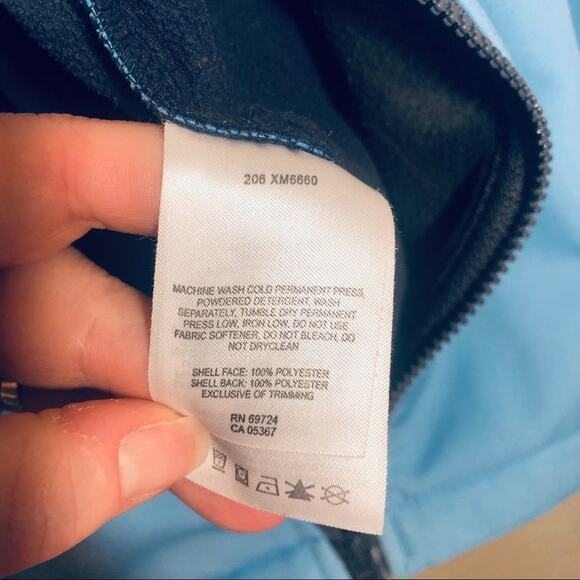 Columbia Men’s fleece lined coat Blue Medium - Picture 7 of 8